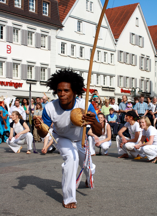 Capoeira aus Reutlingen, Tübingen, Stuttgart und Sao Paolo. Foto: Gerhard Schindler