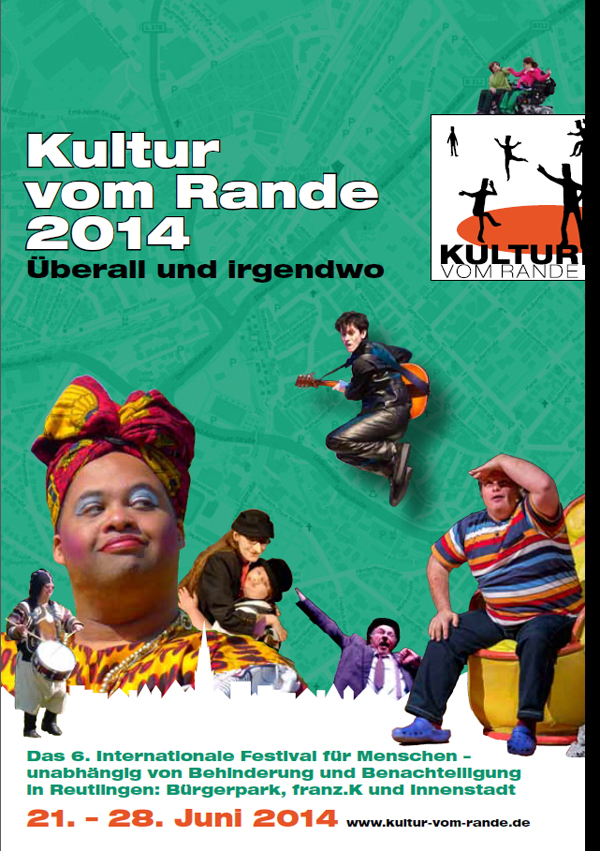 Titel des Programmhefts zum Festival Kultur vom Rande 2014