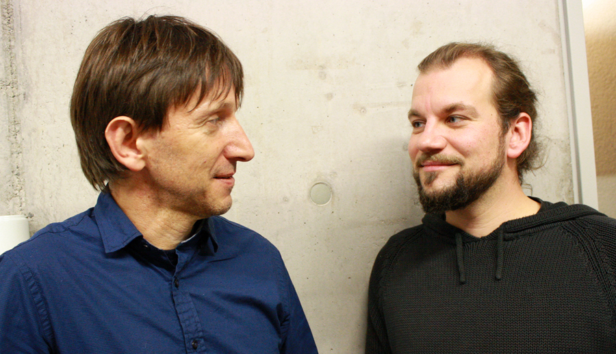 Das Duo, das „Kultur ohne Ausnahme“ ins Laufen bringt: Harald Sickinger (links) und Markus Christ. [Foto: Gerhard Schindler]